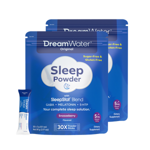 Dream Water Snoozeberry Sleep Powder, Sugar-Free, 60 pack (2x30ct Packs)