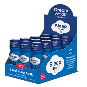 Dream Water Sleep Aid Shot - Nighttime Nectar Flavor - 12 pack