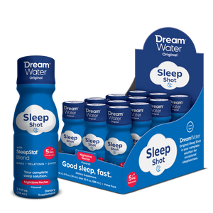 Dream Water Sleep Aid Shot - Nighttime Nectar Flavor - 12 pack