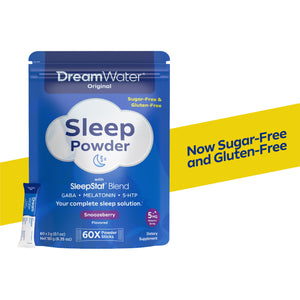 Dream Water Snoozeberry Sleep Powder, Sugar-Free, 60 pack