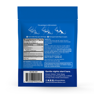 Dream Water Kids Sleep Gummies, Snoozeberry Flavor, 10ct Pouches x 12-Pack