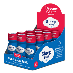 Dream Water Sleep Aid Shot - Nighttime Nectar Flavor - 12 pack