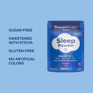 Dream Water Snoozeberry Sleep Powder, Sugar-Free, 60 pack