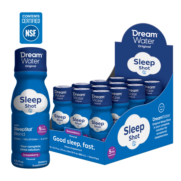 Dream Water Sleep Aid Shot - Snoozeberry Flavor - 12 pack – Dream