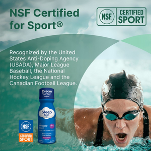 NSF Certified Dream Water Sleep Aid Shots - Snoozeberry Flavor -  12 pack