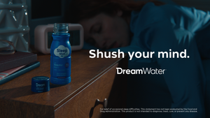 Dream Water Sleep Aid Shot - Snoozeberry Flavor - 12 pack