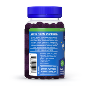 Dream Water Kids Sleep Gummies, Snoozeberry Flavor, 60ct